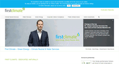 Desktop Screenshot of firstclimate.com